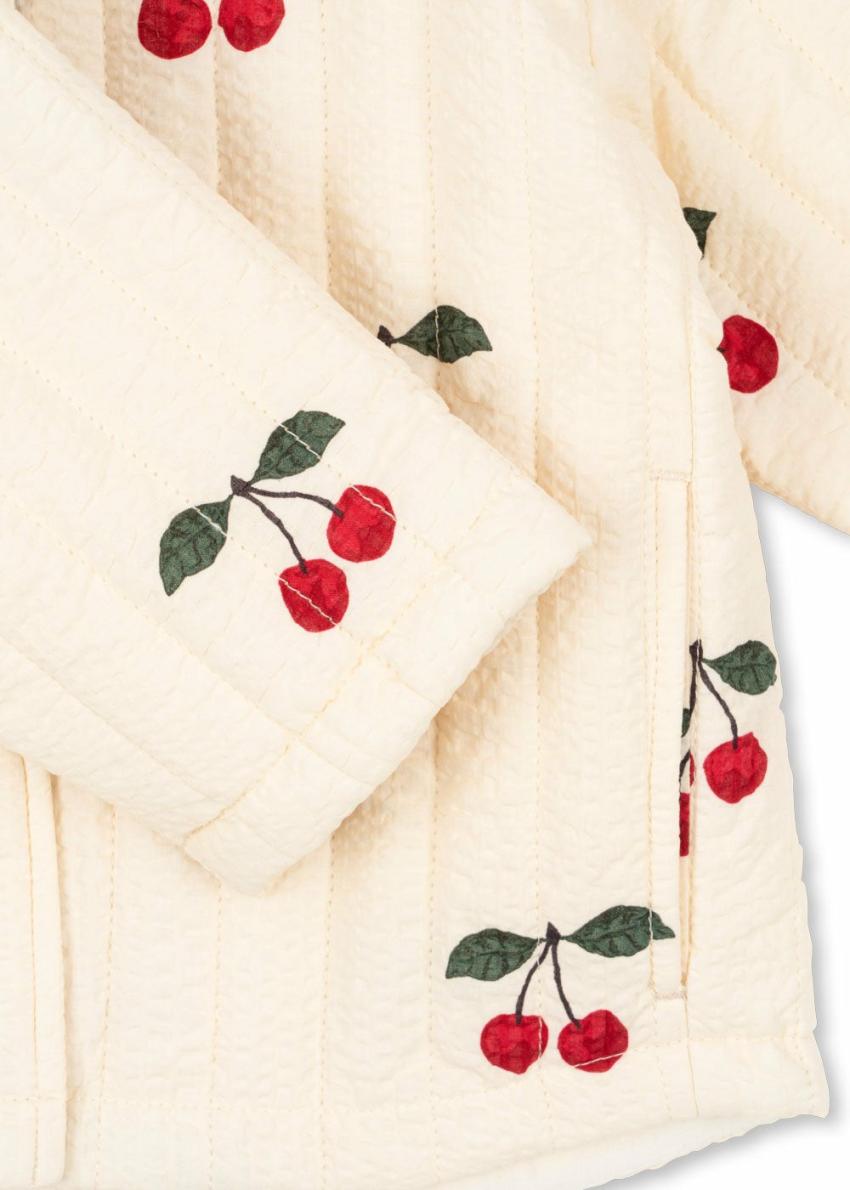 Tops | Kids Konges Sløjd LUNELLA QUILTED JACKET GOTS Ma Grande Cerise