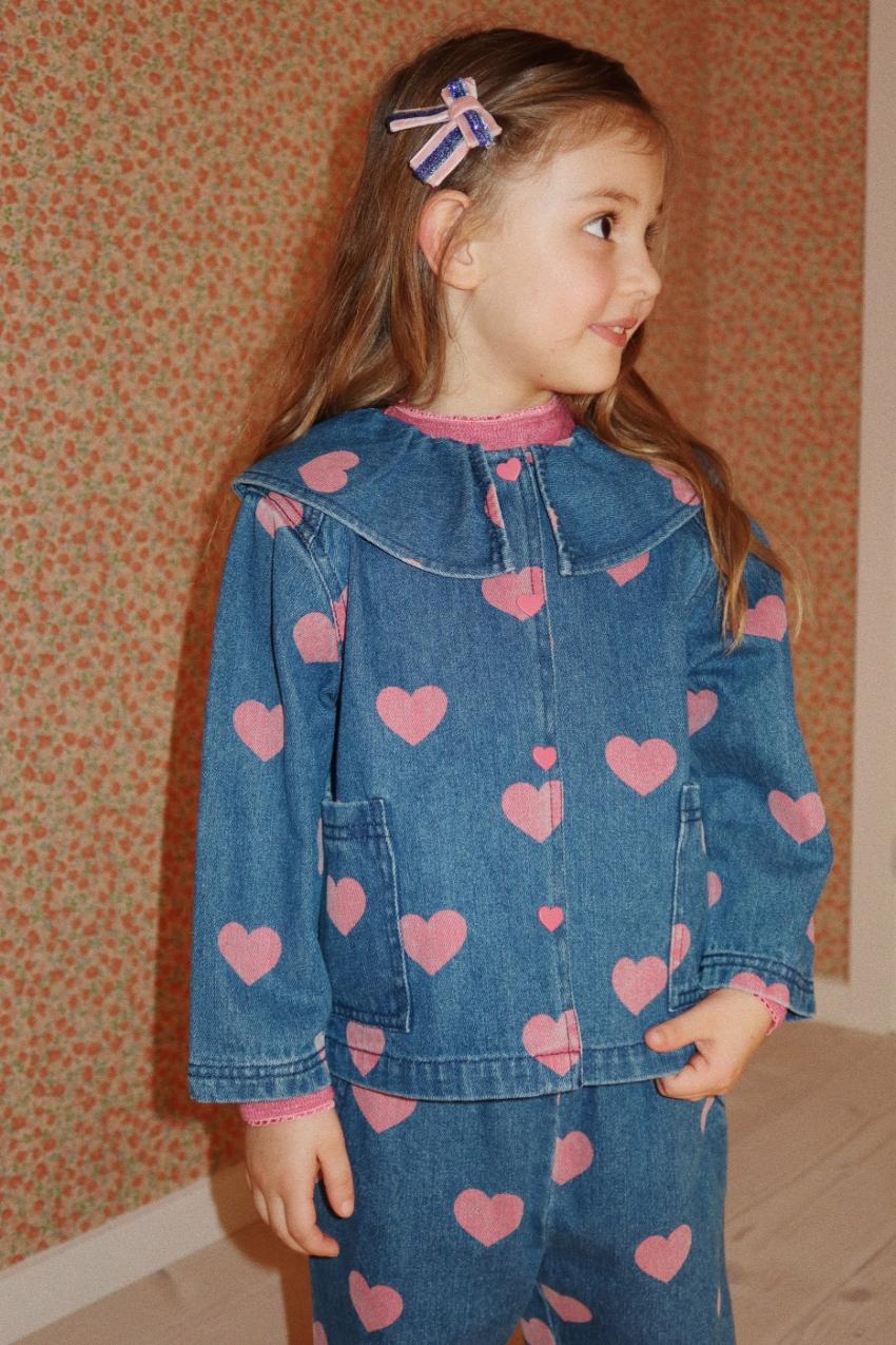 Tops | Kids Konges Sløjd MAGOT DENIM SHIRT GOTS Bon Coeur Pink