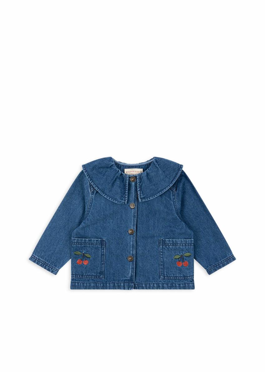 Tops | Kids Konges Sløjd MAGOT DENIM SHIRT GOTS Denim Blue Cherry