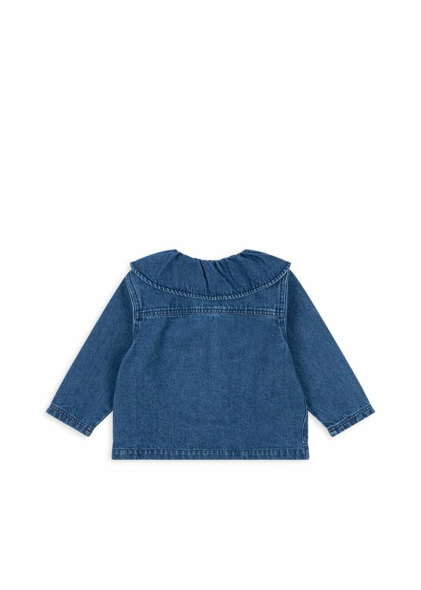Tops | Kids Konges Sløjd MAGOT DENIM SHIRT GOTS Denim Blue Cherry