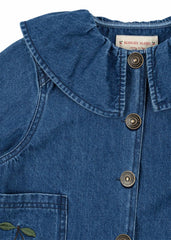 Tops | Kids Konges Sløjd MAGOT DENIM SHIRT GOTS Denim Blue Cherry