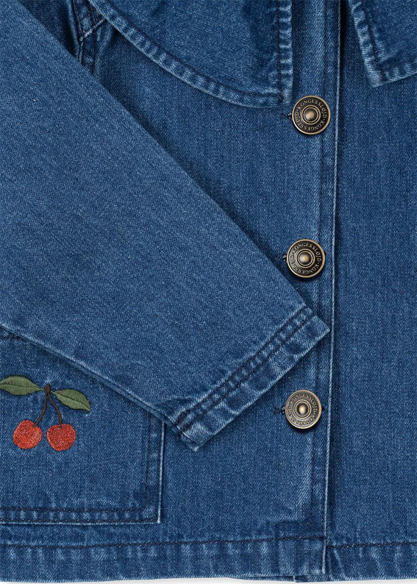 Tops | Kids Konges Sløjd MAGOT DENIM SHIRT GOTS Denim Blue Cherry