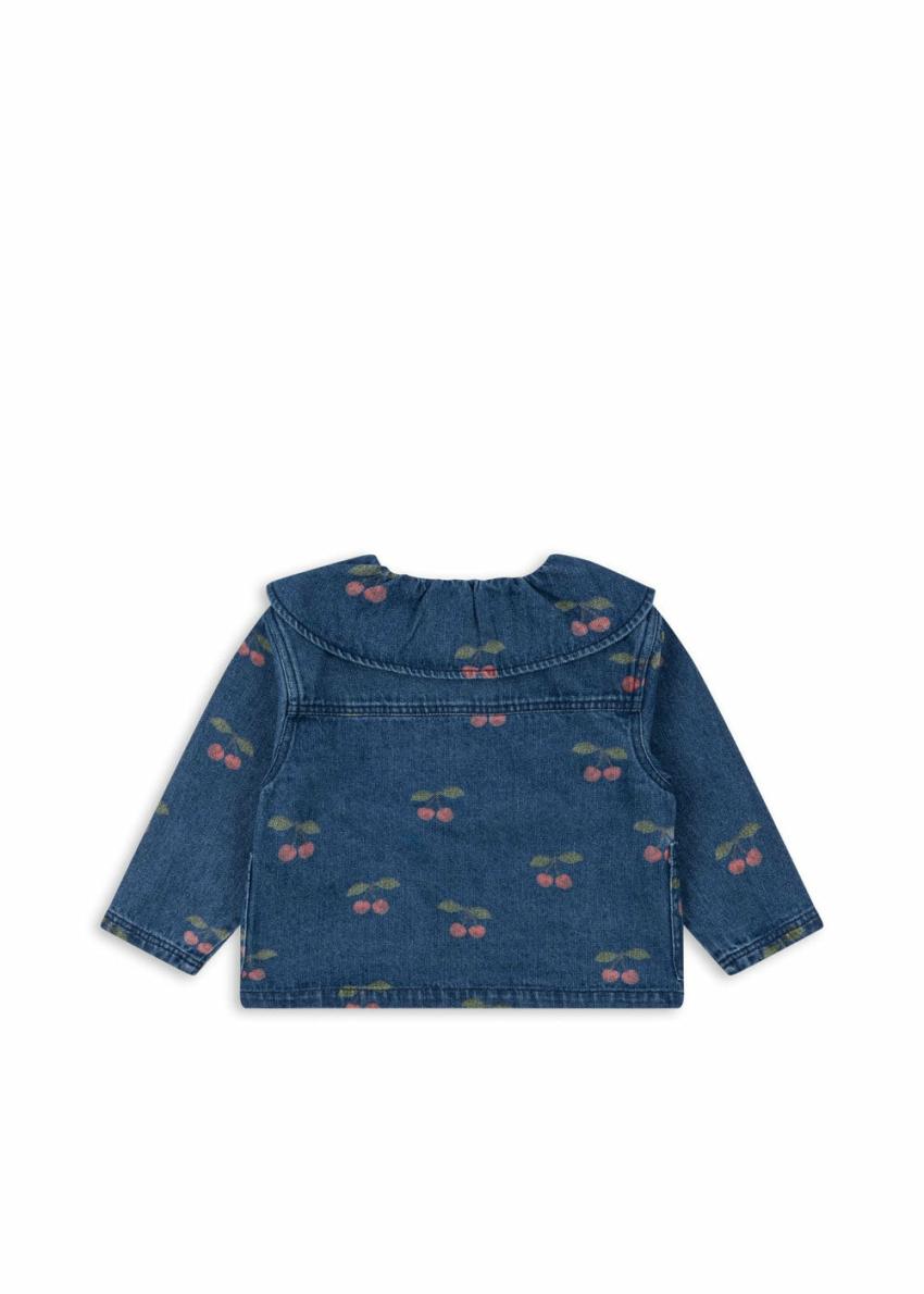 Tops | Kids Konges Sløjd MAGOT DENIM SHIRT GOTS Ma Grande Cerise Denim