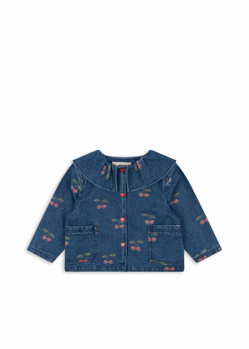Tops | Kids Konges Sløjd MAGOT DENIM SHIRT GOTS Ma Grande Cerise Denim