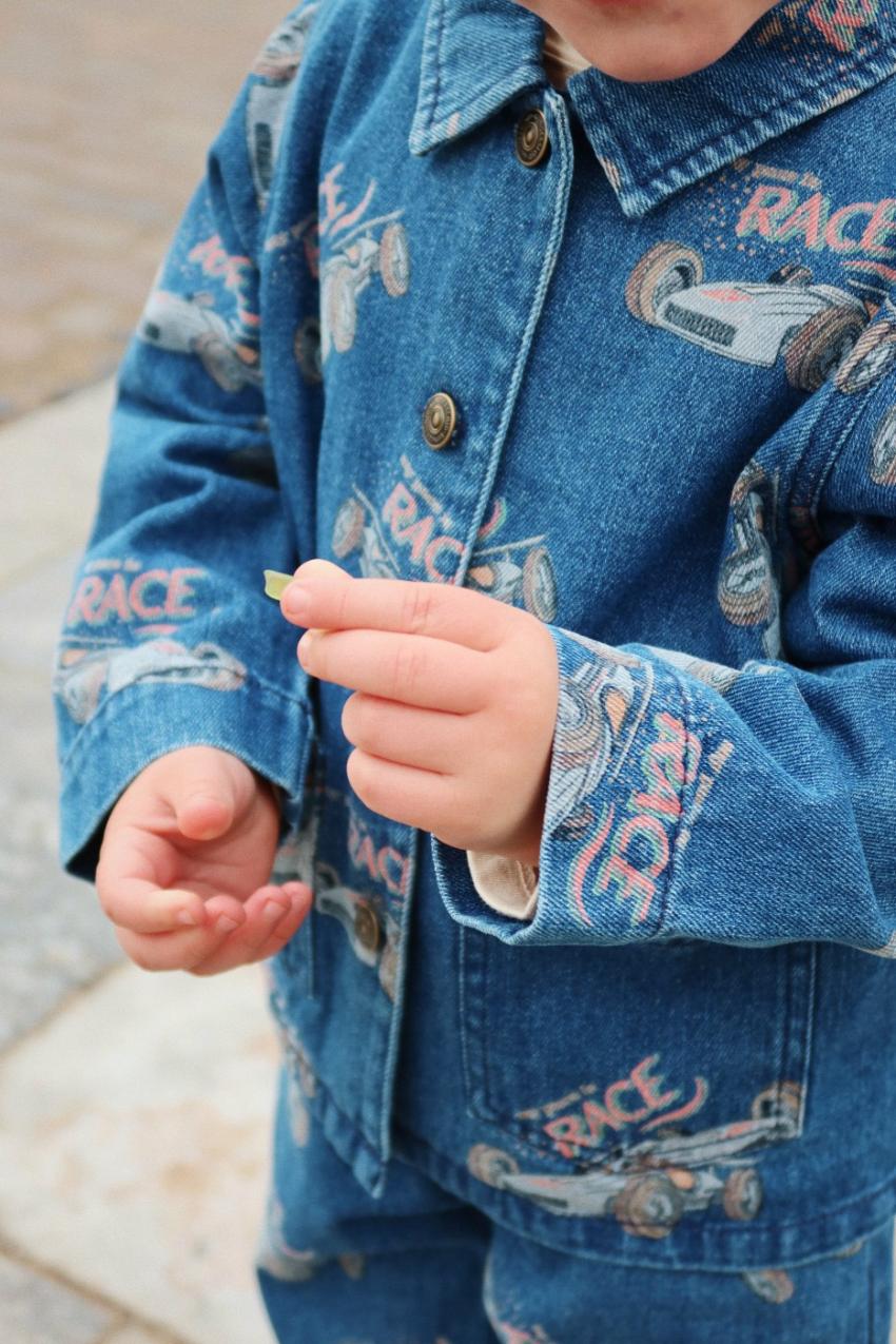 Tops | Kids Konges Sløjd MAGOT JACKET GOTS Race Denim