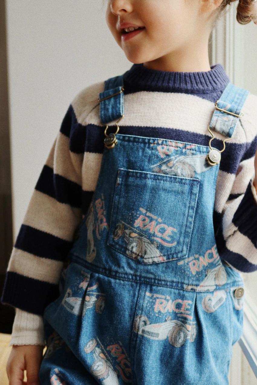 Tops | Kids Konges Sløjd MAGOT OVERALLS GOTS Race Denim