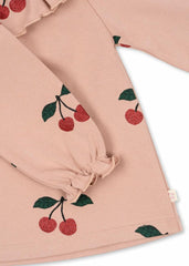 Tops | Kids Konges Sløjd MALLI CHERRY GLITTER BLOUSE GOTS Ma Grande Cerise Glitter Mellow