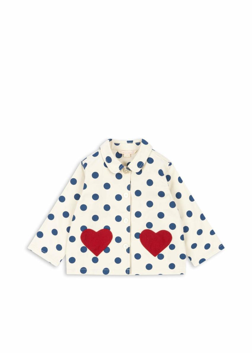 Tops | Kids Konges Sløjd NOLA SHIRT JACKET GOTS Blue Dot
