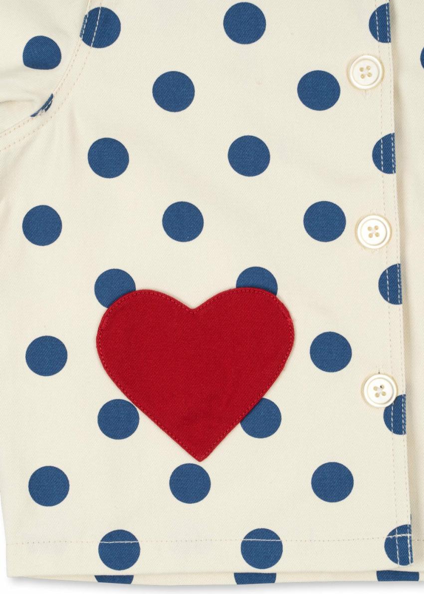 Tops | Kids Konges Sløjd NOLA SHIRT JACKET GOTS Blue Dot