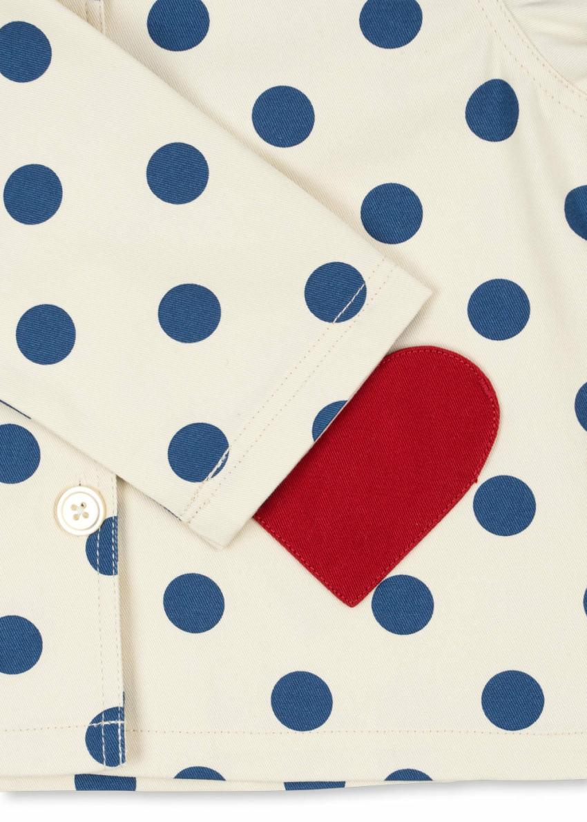 Tops | Kids Konges Sløjd NOLA SHIRT JACKET GOTS Blue Dot