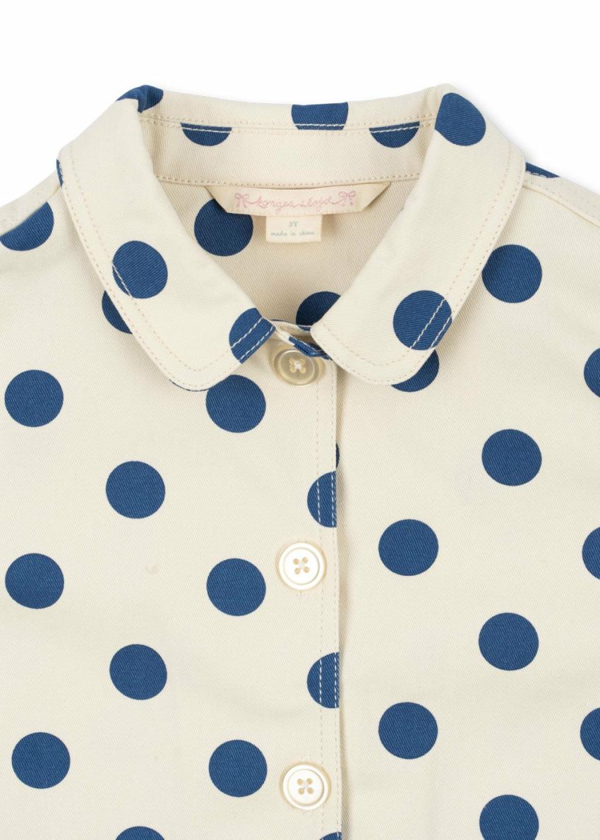 Tops | Kids Konges Sløjd NOLA SHIRT JACKET GOTS Blue Dot