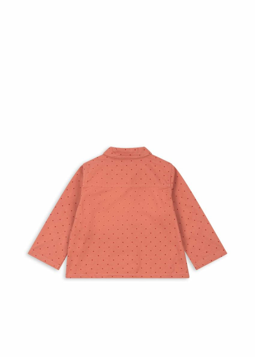 Tops | Kids Konges Sløjd NOLA SHIRT JACKET GOTS Mahogany Dot