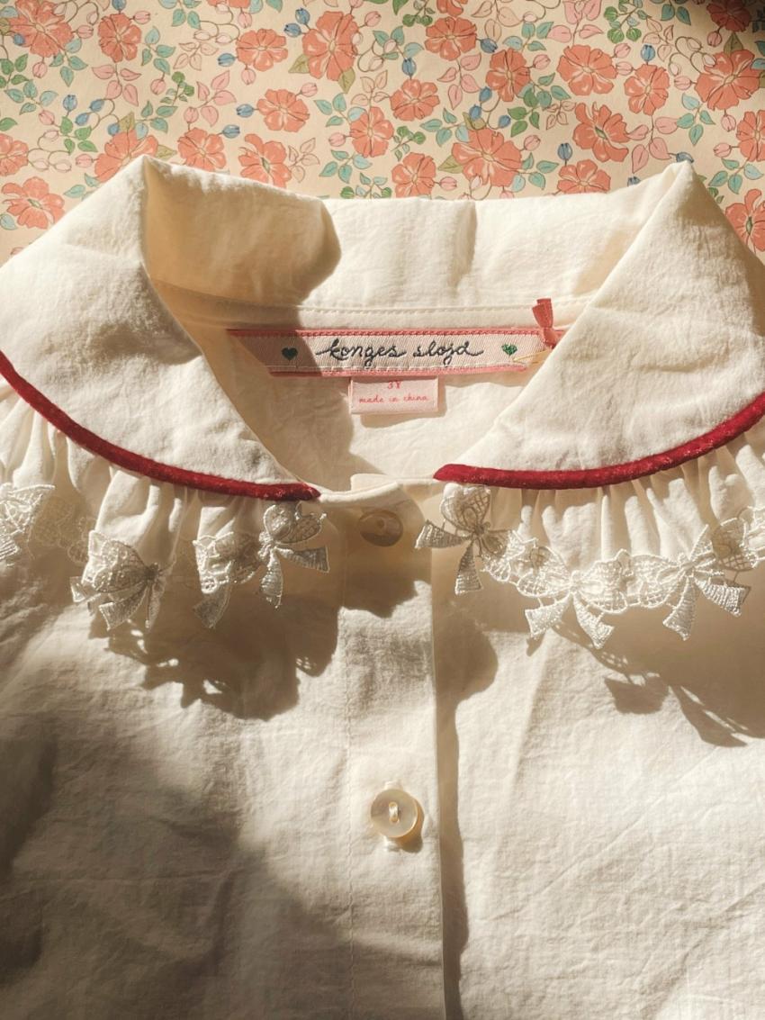 Tops | Kids Konges Sløjd RIA SHIRT GOTS Cloud Dancer