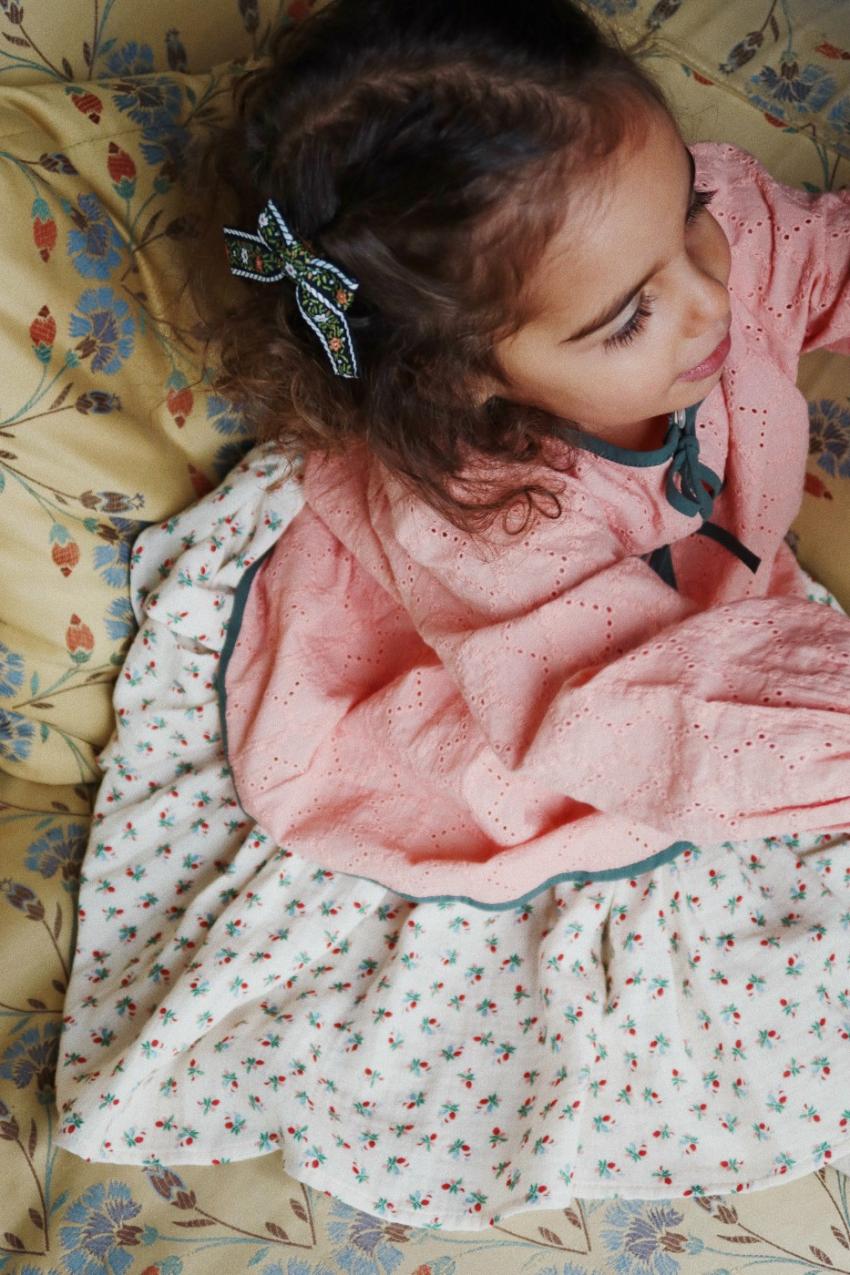 Tops | Kids Konges Sløjd RILLA BOW SHIRT Mellow Rose