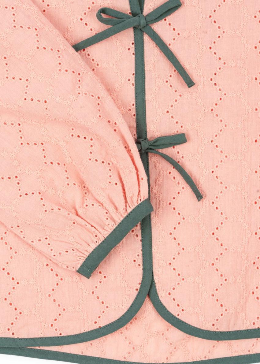 Tops | Kids Konges Sløjd RILLA BOW SHIRT Mellow Rose