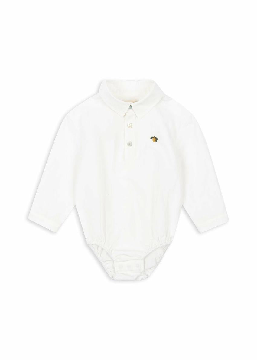 Tops | Kids Konges Sløjd ROLF BABY SHIRT GOTS Optic White