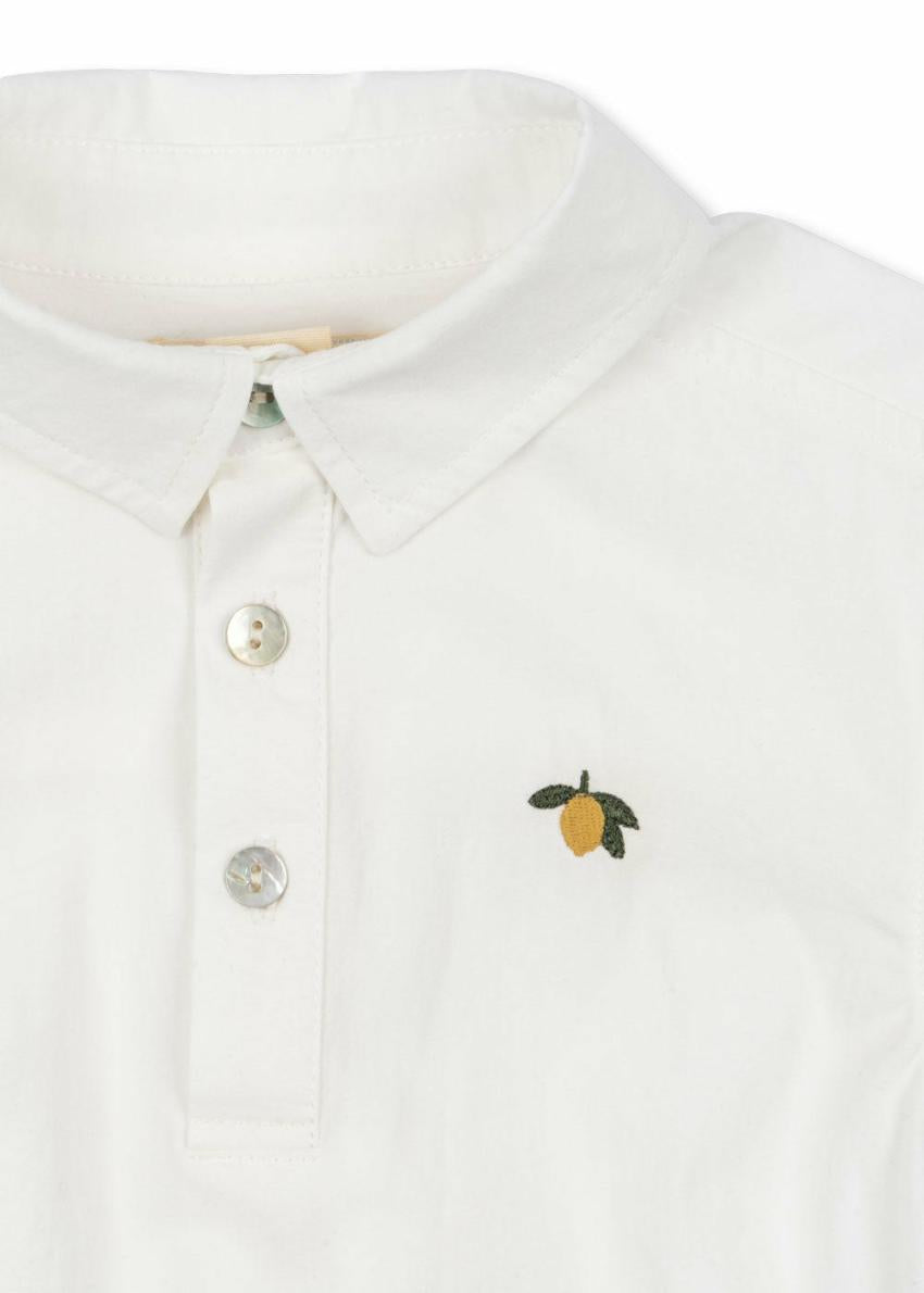 Tops | Kids Konges Sløjd ROLF BABY SHIRT GOTS Optic White
