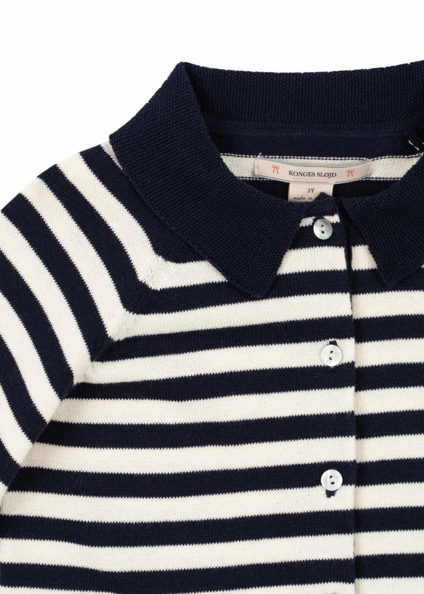 Tops | Kids Konges Sløjd VENTON KNIT CARDIGAN GOTS Navy Stripe
