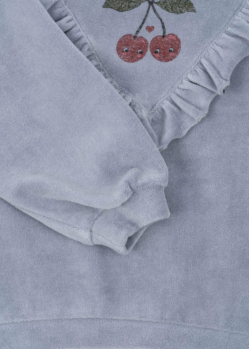 Tops | Kids Konges Sløjd WALLY FRILL SWEAT SHIRT GOTS Tradewinds