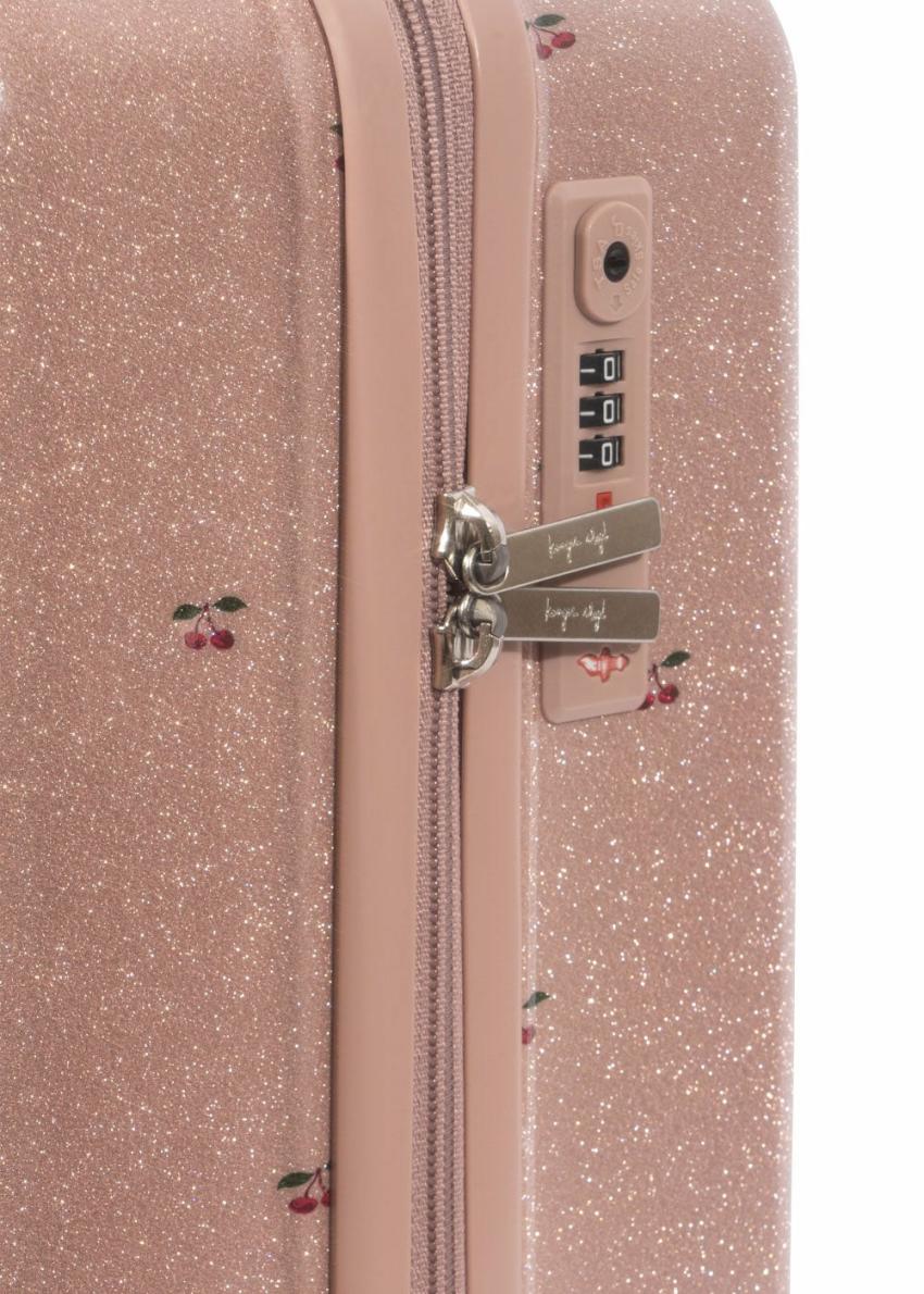 Trolleys | Kids Konges Sløjd TRAVEL SUITCASE Cherry Glitter