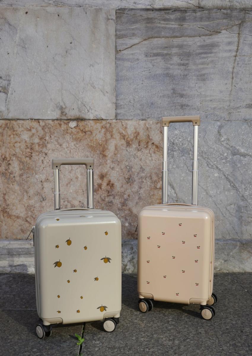 Trolleys | Kids Konges Sløjd TRAVEL SUITCASE Lemon